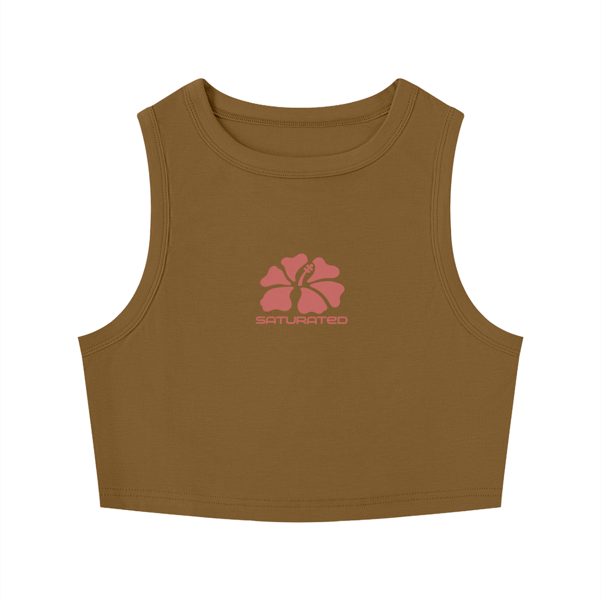 Floral Crop Tank Top