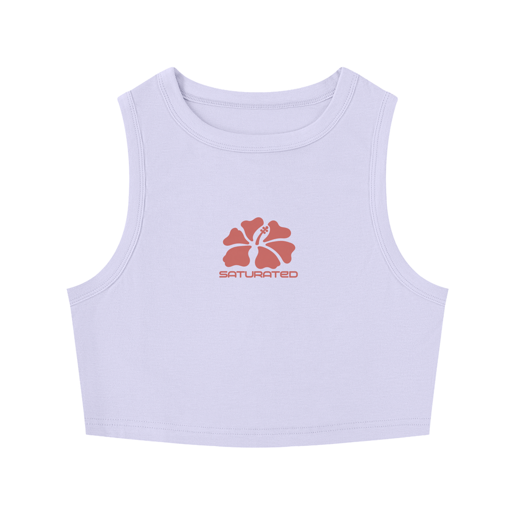Floral Crop Tank Top