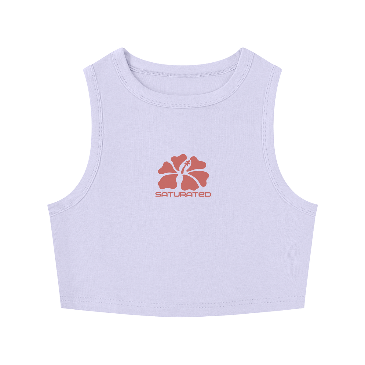 Floral Crop Tank Top