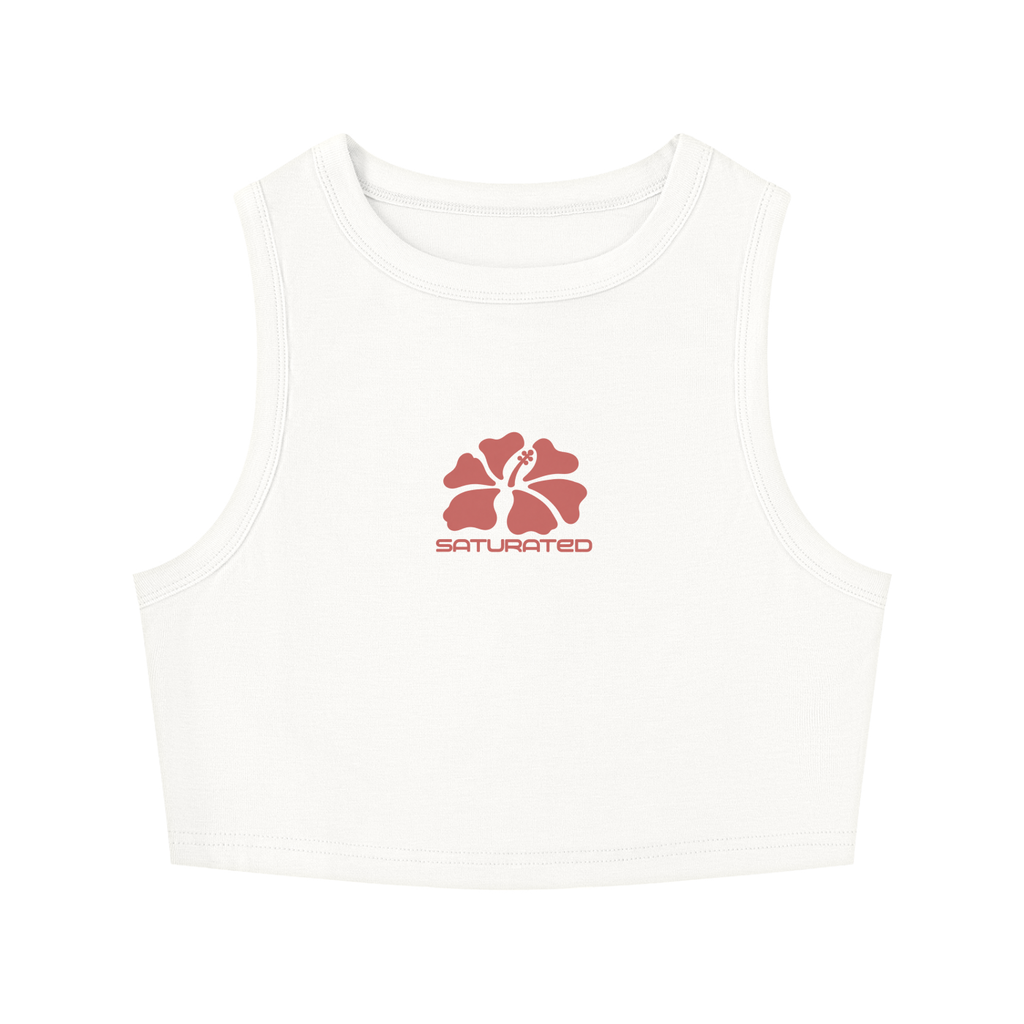 Floral Crop Tank Top