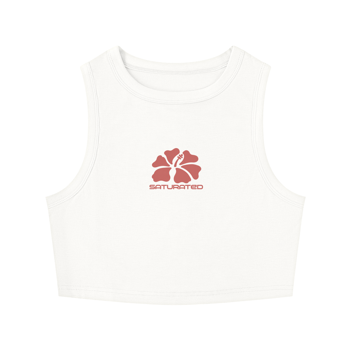 Floral Crop Tank Top